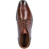 Nelson Leren Veterschoenen Cognac