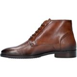 Nelson Leren Veterschoenen Cognac