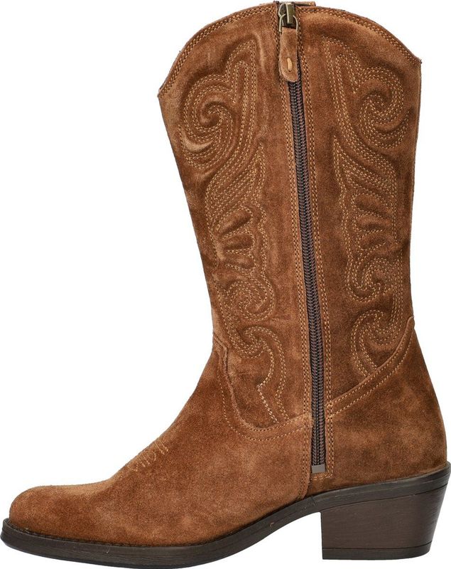 Nelson - Cowboylaarzen - Suède - Zwart