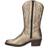 Nelson - Cowboylaars - Goud - Leer - Western-Stiksels