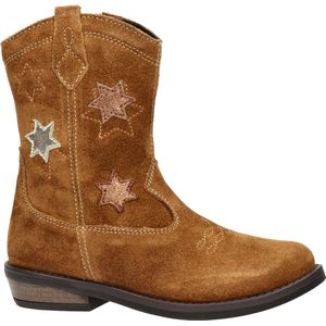 Nelson Kids Suède Cowboylaarzen Cognac