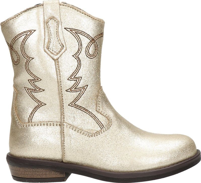 Nelson - Cowboylaars - Zwart - Leer - Metallic Coating