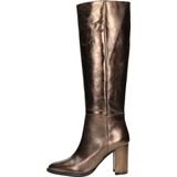 Nelson Leren Laarzen Brons Metallic