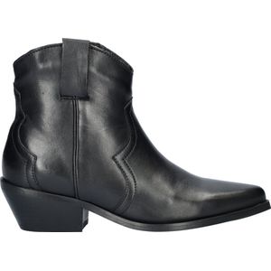 Nelson - Cowboylaars Dames - Zwart - Leer