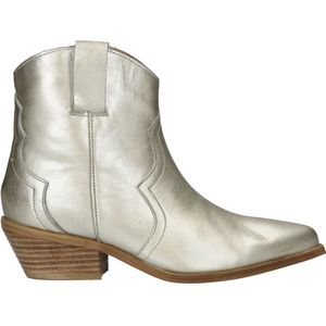 Nelson dames cowboy enkellaars - Goud - Maat 38