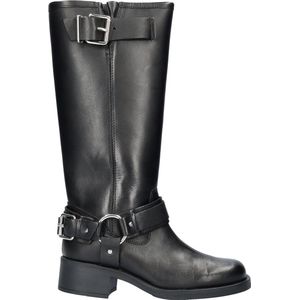 Nelson Maud dames bikerboot - Zwart - Maat 40