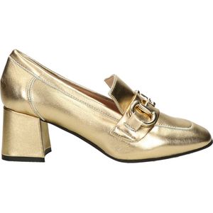 Nelson - Dames Pump - Leer - Zwart - Rubberen Loopzool