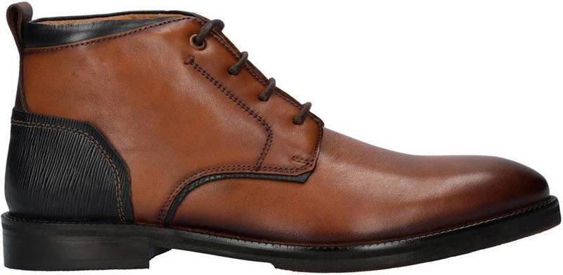Nelson Anthony Leren Veterschoenen Cognac