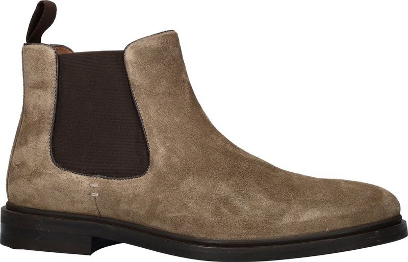 Nelson Sigla heren chelseaboot - Taupe