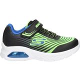 Skechers Microspec Max II Sneakers Zwart/Neongroen