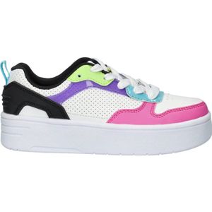 Skechers Court High sneakers wit/roze/zwart