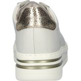 Gabor Leren Sneakers Wit/Zilver