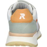 Rieker suède sneakers wit/pastel