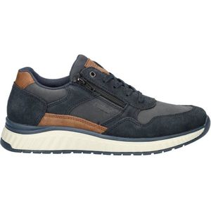 Rieker Suède Sneakers Donkerblauw