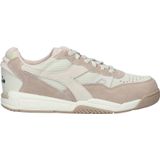 Diadora leren sneakers beige/wit