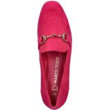 Marco Tozzi suède loafers fuchsia