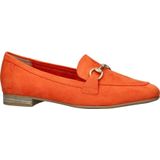 Marco Tozzi suède loafers oranje