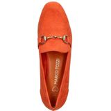 Marco Tozzi suède loafers oranje