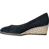 Tamaris suède espadrilles donkerblauw