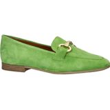 Tamaris Suède Loafers met Gesp Groen