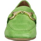 Tamaris Suède Loafers met Gesp Groen