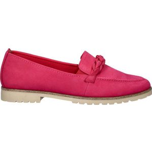 Tamaris Nubuck Loafers Fuchsia