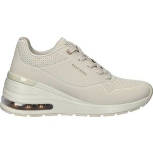 Skechers Million Air sneakers met sleehak ecru