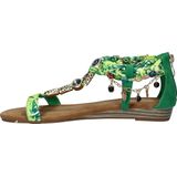 Dolcis - Dames Sandalen - Roze - Textiel en Imitatieleer