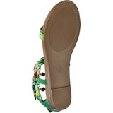 Dolcis - Dames Sandalen - Roze - Textiel en Imitatieleer