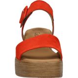 Gabor suède sandalettes oranje