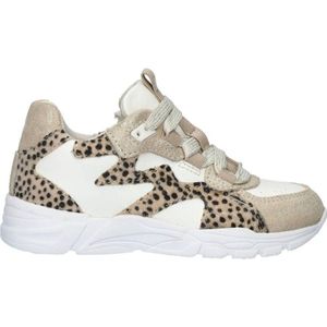 Nelson - Kids - Lage Sneakers - Dierenprintjes - Suède - Leer - Synthetisch