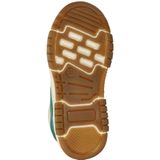 Nelson - Lage Sneakers - Groen - Suède en Imitatieleer