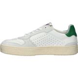 Cruyff Slice leren sneakers wit/groen
