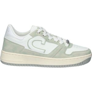Cruyff Campo Low Lux sneakers wit/lichtgroen