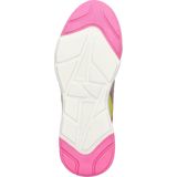 Dolcis - Dames Sneakers - Suède - Chunkyzool - Gewatteerde Hielkap - Glitterdraad