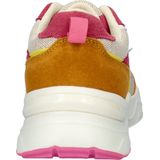 Dolcis - Dames Sneakers - Suède - Chunkyzool - Gewatteerde Hielkap - Glitterdraad