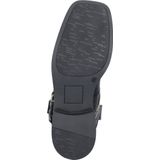 Nelson - Dames Biker Boot - Zwart - Leer - Rubberen Zool - Western-Style