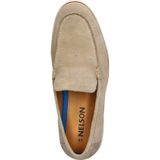 Nelson - Mocassins - Suède - Zwart - Leer en Textiel - Comfortabel Voetbed