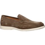 Nelson - Loafers - Taupe - Suède - Platte Zool - Uitneembaar Voetbed