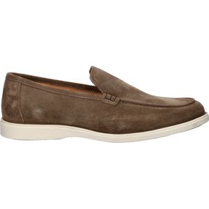 Nelson - Loafers - Taupe - Suède - Platte Zool - Uitneembaar Voetbed