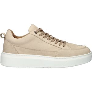Nelson - Heren Sneakers - Nubuckleer - Zwart - Uitneembaar Voetbed