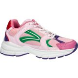 Nelson - Kids - Lage Sneakers - Chunky - Imitatieleer en Mesh-Textiel