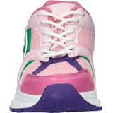 Nelson - Kids - Lage Sneakers - Chunky - Imitatieleer en Mesh-Textiel