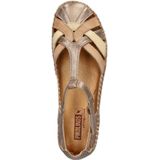 Pikolinos Vallarta leren sandalen goud