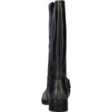 Nelson Leren Bikerboots Zwart