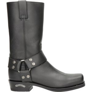 Sendra - 1918 Pete - Bikerboots - Zwart - Volnerfleer