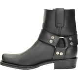 Sendra 9077 Pete leren bikerboots zwart