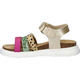 Nelson - Meisjes Sandaal - Imitatieleer - Zwart - Verstelbare Bandjes