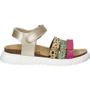 Nelson - Meisjes Sandaal - Imitatieleer - Zwart - Verstelbare Bandjes