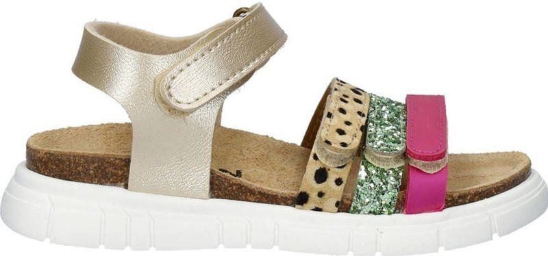 Nelson - Meisjes Sandaal - Imitatieleer - Zwart - Verstelbare Bandjes